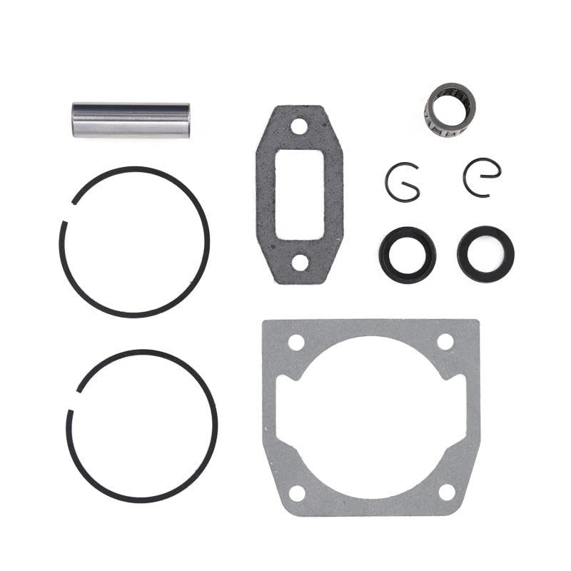 1 zestaw średnica 45mm cylinder piły łańcuchowej i zestaw tłoków Fit 52 52cc części zamienne do piły łańcuchowej do benzyny/oleju piła łańcuchowa wymiana części