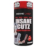 Insane Labz Insane Cutz Intense Fat Burner for Men and Women, Thermogenic Weight Loss Supplement with Dandelion Root Extract Fueled by AMPiberry, Appetite Suppressant - 45 Daily Srvgs (45 Capsules)