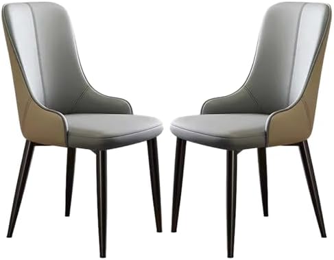 Dining Chairs set of 2 with High Back Mid Century Kitchen & Dinin...