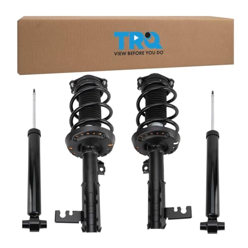Image of TRQ Front and Rear Complete Strut Assembly & Shock Absorber Kit Complete Strut & Coil Spring Assembly Compatible with 2017-2020 Buick Envision