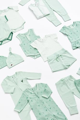 Image of monica + andy Double Zipper One Piece, 100% Organic Baby Clothes for Girls & Boys, Unisex, Preemie, Newborn & Infant Sizes