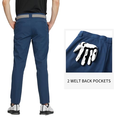 Image of M MAELREG Golf Pants Men Quick Dry - 30 inch /32 inch /34 inch Stretch Lightweight 5 Pockets Water-Resistant Casual Mens Dress Pants