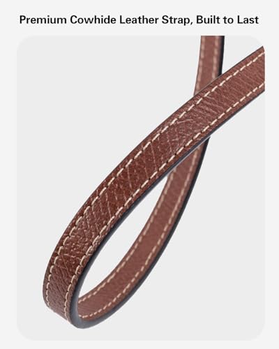 Image of Mini Bag Leather Shoulder Strap Conversion Kit - Compatible with Longchamp Mini Bag, Adjustable Crossbody Strap Replacement, Durable, Brown