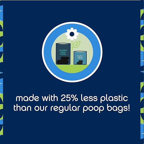 Image of Pet Life Unlimited Poop Bags for Small Dogs | Extra Thick & Strong | Leak Proof & Tear Resistant Waste Bags | Unscented | 360 Count, PL60502, Blue