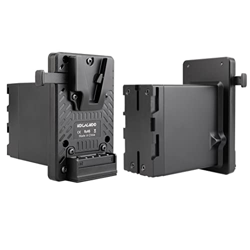 kocackoo Placa Adaptadora De Conversão De Bateria V-Mount Totalmente Decodificada Para Bateria Série Bp-U Para Filmadoras Sony Ilme-Fx6/Fx6Vk, Pxw-Z190/Fs5/Z280/Z190, Etc.