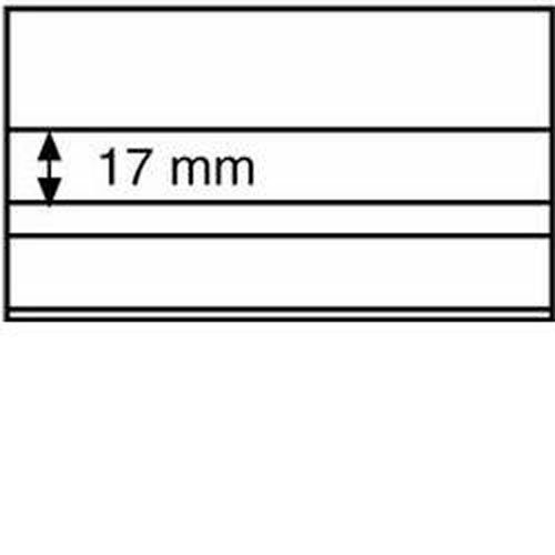 Cartes standard PS 148x85 mm carton noir paquet de 100 avec double bande transparente
