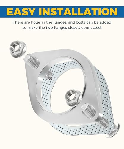Ubog UBOG6601 2Pcs Exhaust Gasket,Exhaust Flange Gasket,Catalytic Converter Gasket,Car Accessories Exhaust Flange,Exhaust Flange Repair Kit thumb #3