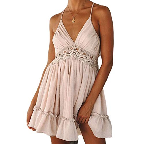 Dresses for Women,Boho Beach Dress Spaghetti Strap Dress Casual Halter Sundress Party Dresses Swing Dresses Dresses for Women,Boho Beach Dress Spaghetti Strap Dress Casual Halter Sundress Party Dresses Swing Dresses