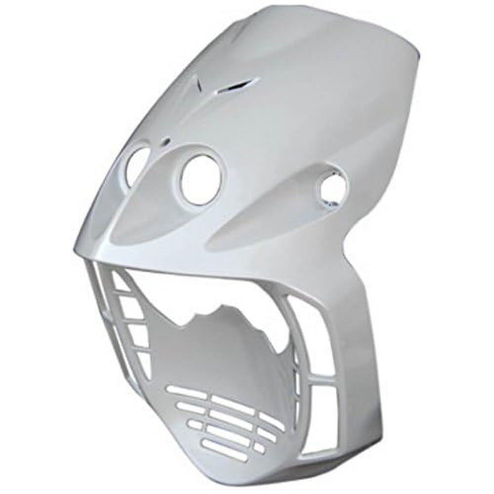 One by Camamoto cod. 77390112 plastica Carena Scudo Anteriore Bianco Perla Compatibile con malaguti Phantom f12 LC. Anno dal 1994 al 2006|RIF. Orig. Malaguti 06604950