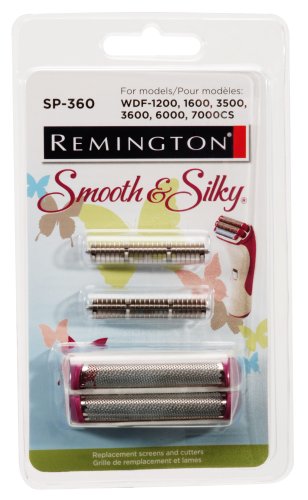 Remington SP-360 Women's Shaver Replacement Foil Screens and Cutters, Silver