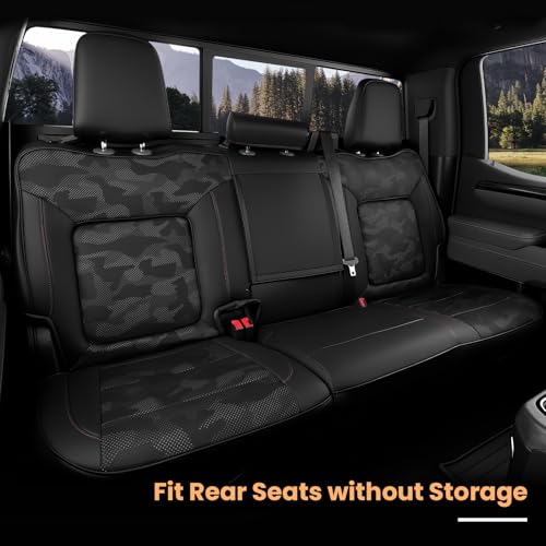 Image of 2019-2026 Chevy Silverado /GMC Sierra Seat Covers, Black Camo