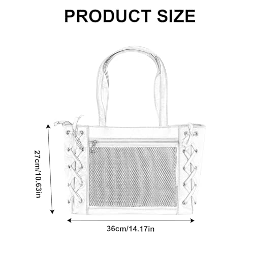 Japanese Anime Itabag Bag Large Capacity Girl's Shoulder Handbag with Reinforced Bottom Panel Underarm Bags for Student3