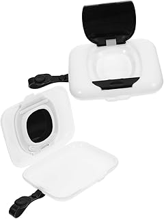 COOPHYA Refillable Wet Wipes Holder 2Pcs Wipe box baby diaper bags diaper wipe dispenser wipe holder case for diaper bag travel rack