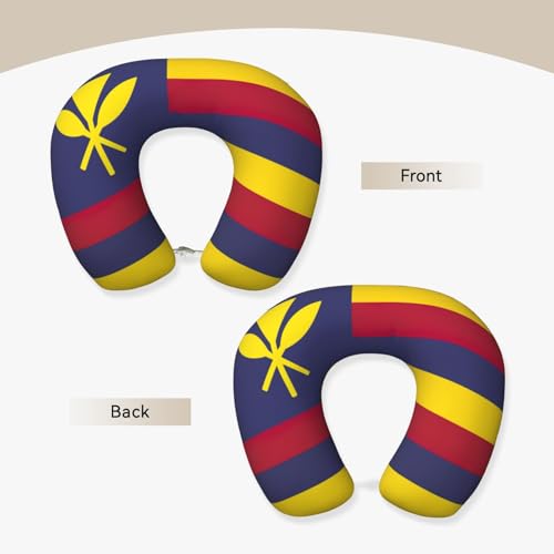 Almohada cervical de poliéster tamaño único negra miniatura 2