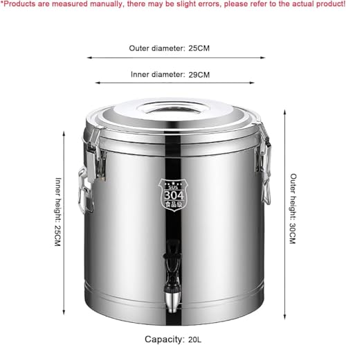 Bañera de pies de acero inoxidable, aislada 20L miniatura 3
