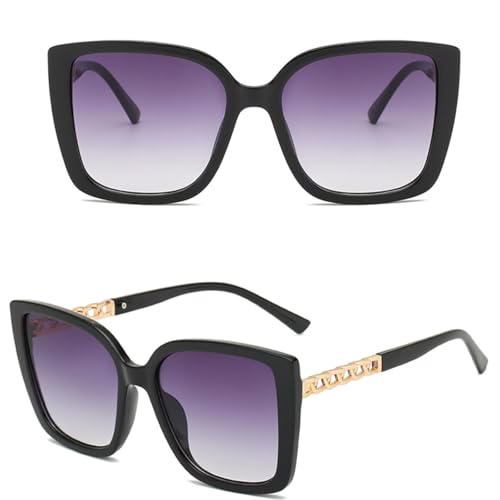 Fashion Oversized Sunglasses Women Vintage Big Frame Female Sun Glasses Luxury Shades Decoration Outdoor Eyeglasses4