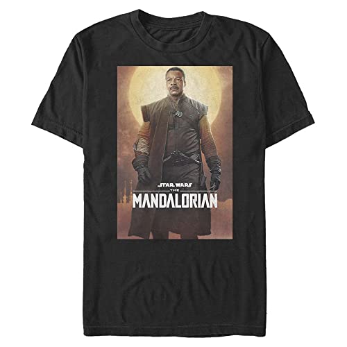 T-Shirt Star Wars Hero pour Homme avec Motif Poster Coton Noir