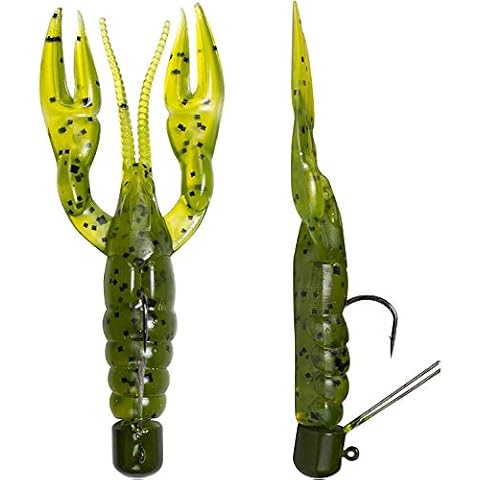 Lunkerhunt Pre-Rigged Finesse Craw - Watermelon Seed Cover