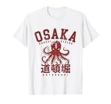 Osaka Japón Takoyaki Dotonbori Octopus Gráfico Japonés Camiseta