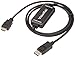 Produktbild VisionTek HDMI zu DisplayPort aktives Kabel, 1,5 m, Stecker auf Stecker, für Lenovo, Dell, HP, Desktop-Graphics und mehr (900822)