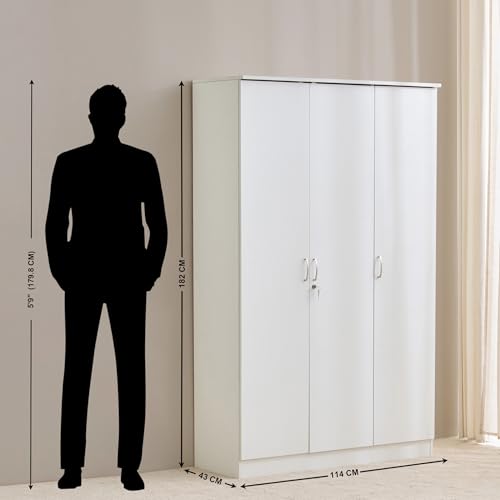 Image of Home Centre Helios Alton 3-Door Wardrobe