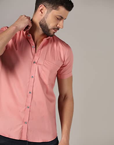 Image of J B Fashion Men's Cotton Half Sleeve Plain Casual Shirt (J-Half)