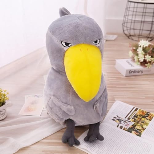 Cutdred ハシビロコウ サプライズ ぬいぐるみ 抱き枕 ぬいぐるみカワイイスカルとフォックスぬいぐるみ枕部屋の装飾ぬいぐるみ人形ギフトサプライズぬいぐるみ枕枕キュアかわいいギフトベッドルームスリーピングウエストパッド装飾 (A,45cm)