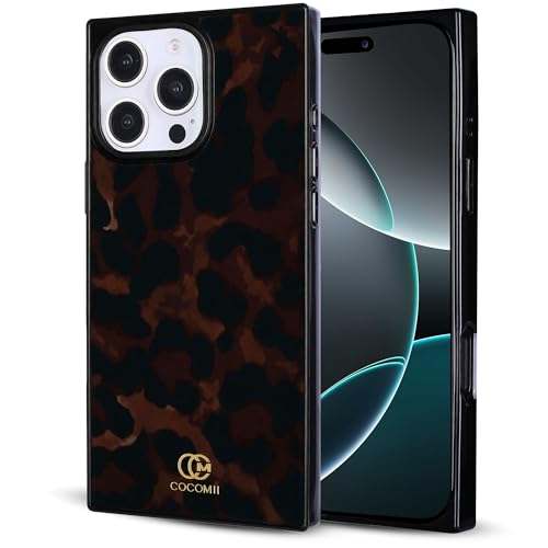 Image of COCOMII Rectangle for iPhone 16 Pro Case, Chestnut Leopard