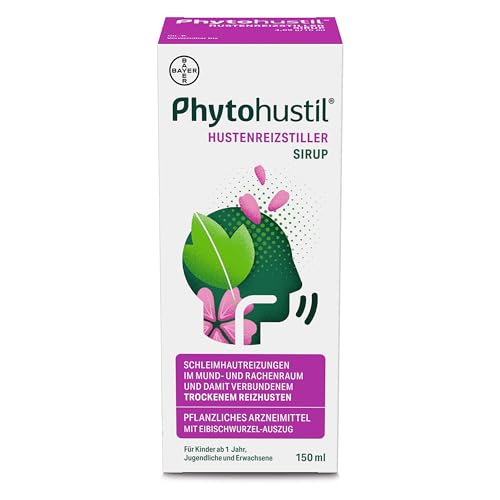 Phytohustil sirup za suzbijanje kašlja | biljna hitna pomoć za suhi kašalj | protuupalno i regenerirajuće djelovanje | 150 ml