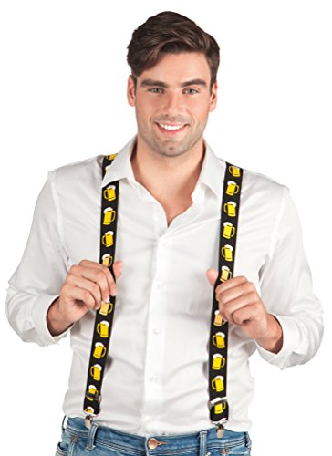 Karneval-Klamotten Hosenträger Oktoberfest Bier Karneval Oktoberfest Herren Hosenträger Cover