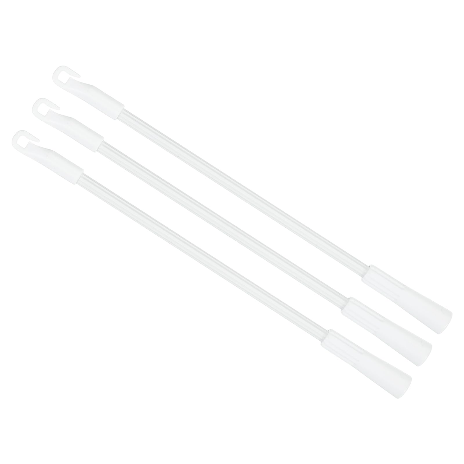 Baguette de rechange pour stores en aluminium rigide anti-torsion avec crochet blanc
