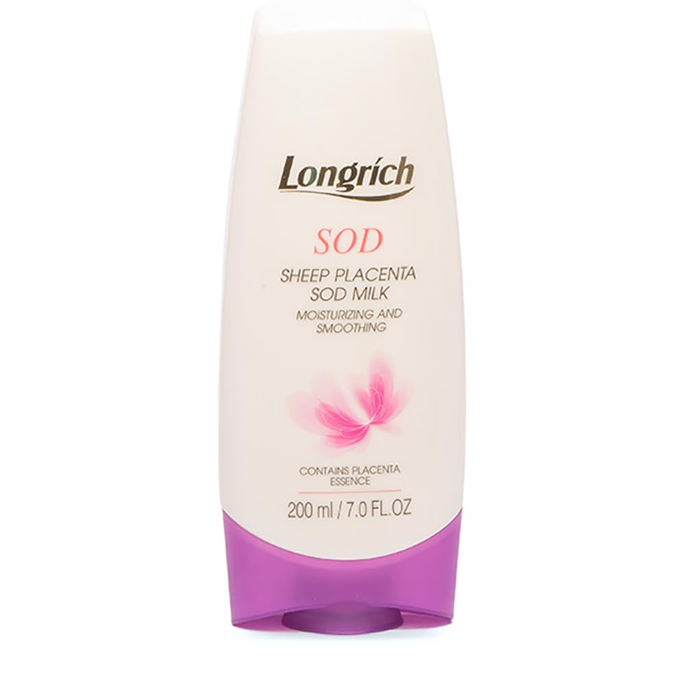 LongrichSOD Cream/SOD Lotion Sheep Placenta SOD Milk 7.0 FL.OZ