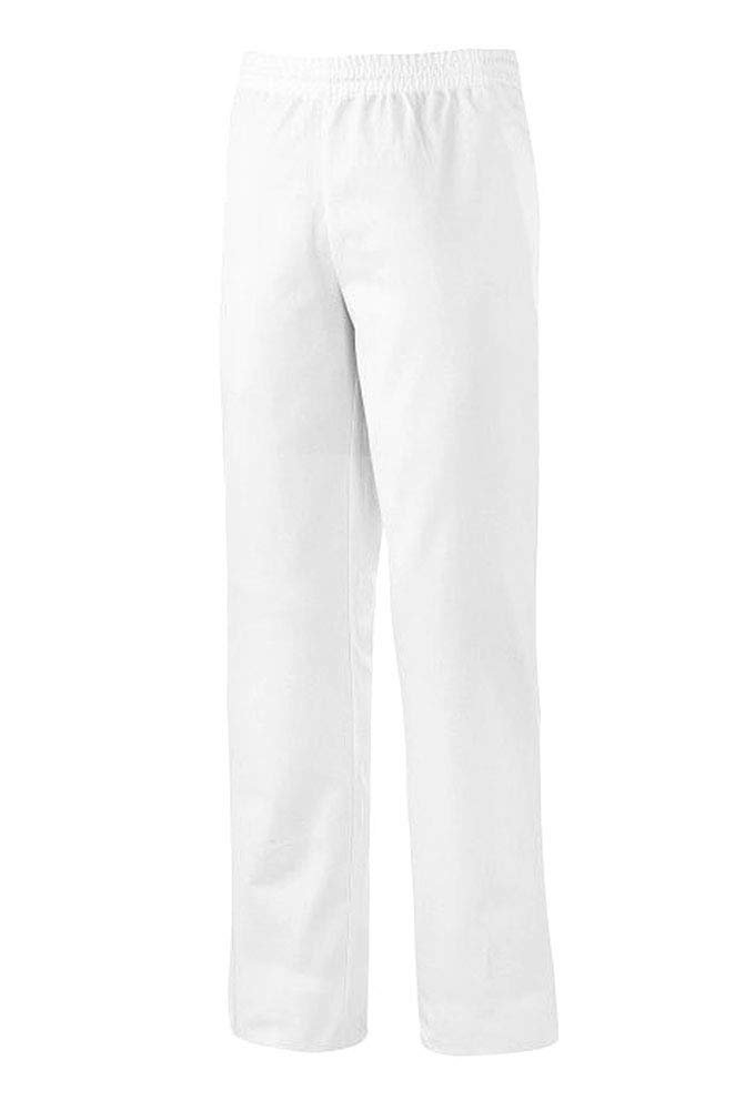 BP 1645-400-21/2XLl, Unisex trousers, with elasticated waist 215,00 g/m², fabric blend, Color white, Size 2XLl