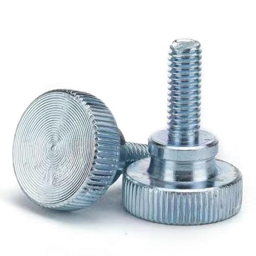 Vis moletées M3 x 12 mm zinguées à serrage manuel fluide pour moniteur PC