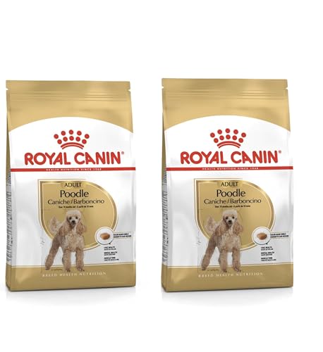 Crocchette Breed Health Nutrition Adult Poodle, Crocchette per barboncini adulti, 2 Confezioni da 500 g