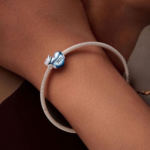 Abalorio azul de plata de ley, paquete de 3 piezas ideal como regalo de joyería para mujer 3