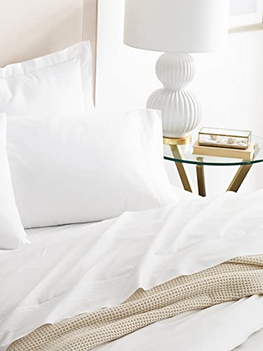 Boll & Branch Waffle Bed Blanket - King/Cal King, Natural - Luxury 100% Organic Cotton thumb #2