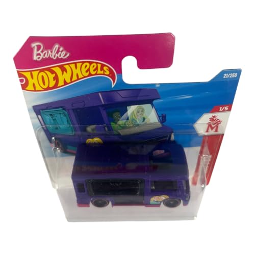 Hot Wheels Barbie Dream Camper Morado 1:64 Escala miniatura 4