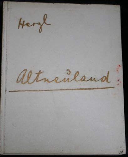 Altneuland (Old-New Land) B0007IWDL4 Book Cover