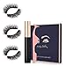 Produktbild Magnetische Wimpern, Magnetic Eyeliner, Künstliche Wimpern Natürlich Wasserdicht Falsche Wimpern, Wiederverwendbare Falsche Magnetic Eyelashes, 3D Pure Handgemacht Langlebige Flauschige(3paar)