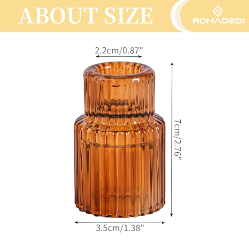 Romadedi Glass Candle Holder For Candlestick thumb #1