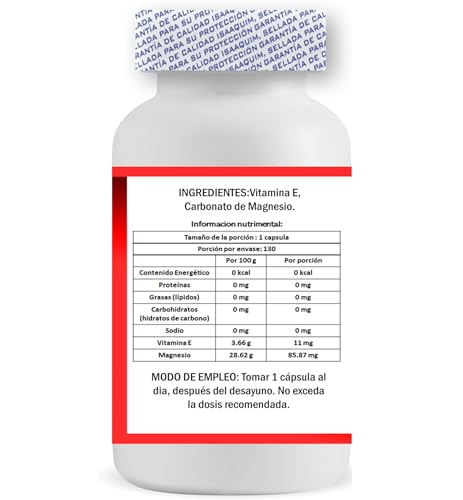 Vitamínicos, vitamina e 400 ui precio Marca ISAAQUIM (2)