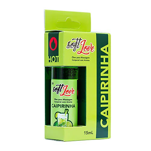 Óleo Para Massagem Corporal com Aroma Caipirinha Hot 15Ml, Soft Love