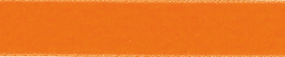 Berisfords Velvet Ribbon, Orange, 102 x 56 x 102 cm
