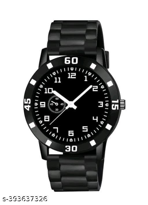 Image of Black Colour Attractive Watches for Men