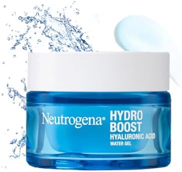 Neutrogena Hydro Boost Hyaluronic Acid Face Moisturizer 50ml | 24 hours long lasting Hydration | Oil free non sticky light water gel fast absorbing| Daily use | All Skin Types | For Men & Women 50g