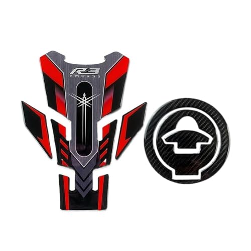 Kit de protection réservoir YZF R3 poignées latérales moto 19-22