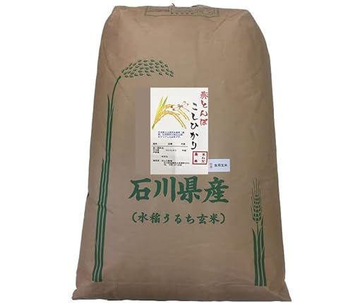 令和7年産 新米 石川県産 加賀百万石 赤とんぼ こしひかり 白米 15kg