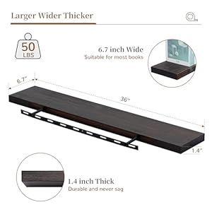 Floatingshelvesforwall36incheslongrusticwoodfloatingshelvessetof2longwoodenshelvesforfireplacelivingroombedroomdarkwalnut Urban Country Home Decor Floating shelves for wall 36 inches long rustic wood floating shelves set of 2 long wooden shelves for fireplace living room bedroom dark walnut urban country home decor