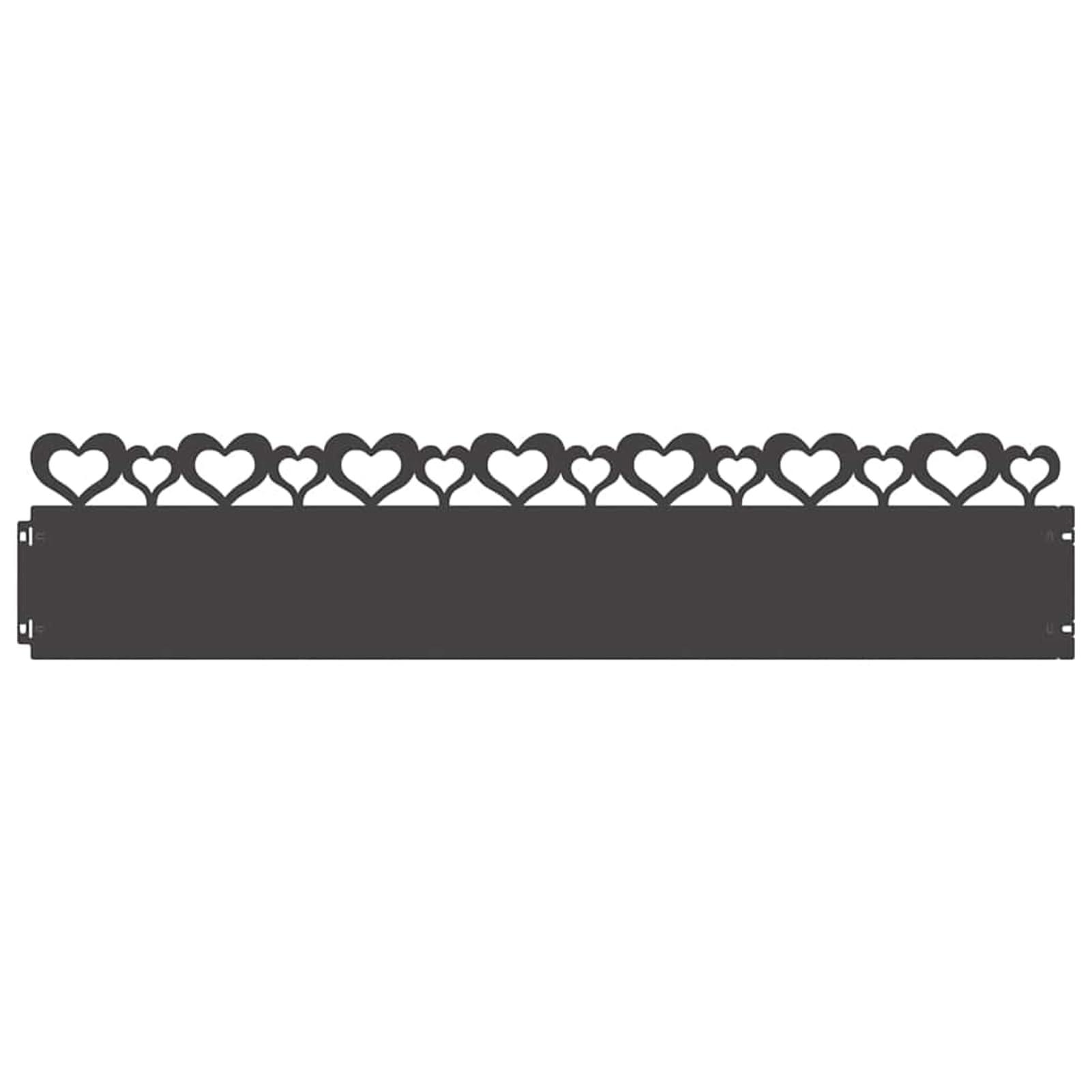 Krawędzie trawnikowe stalowe, czarne, 103 cm x 5 cm x 22 cm, 30 sztuk – trwałe metalowe krawędzie do strukturalnej aranżacji ogrodu